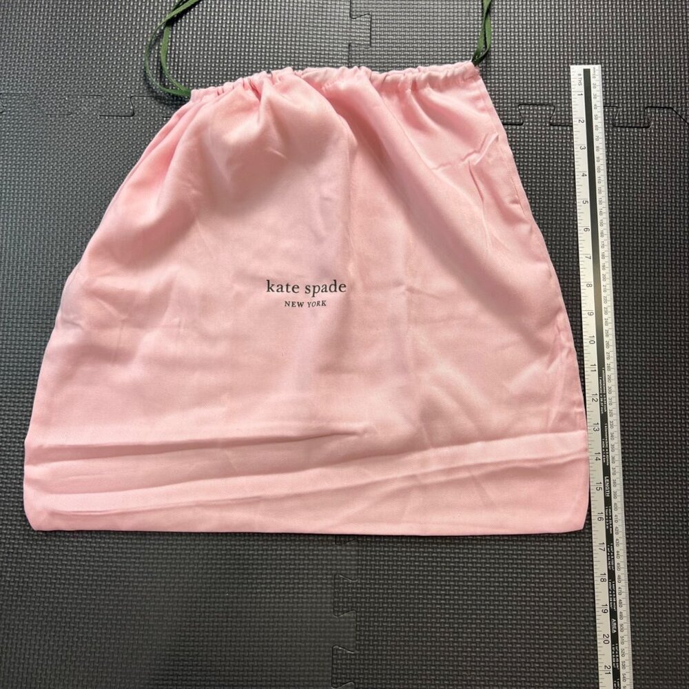 Kate Spade Pink Dust Bag Drawstring 20"x16" Storage Pouch For Handbag Accessorie - Picture 3 of 5